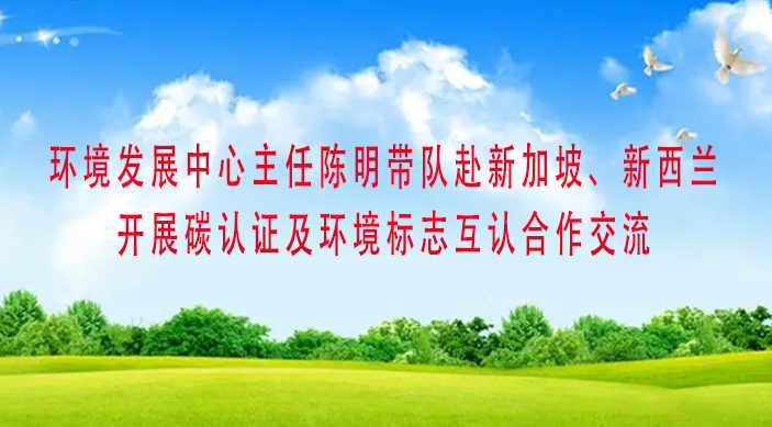 环境发展中心主任陈明带队赴新加坡、新西兰开展碳认证及环境标志互认合作交流